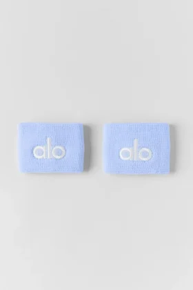 Bracelet Glow (lot de 2) – Bleu Provence clair/Blanc
