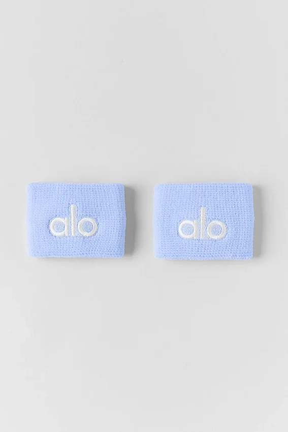 Bracelet Glow (lot de 2) - Bleu Provence clair/Blanc