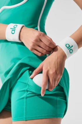 Bracelet lumineux (lot de 2) – Blanc/Vert sapin