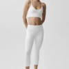 Bralette « Delight » en modal sans coutures à effet côtelé - Blanc
