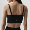 Bralette « Ribbed Delight » en modal sans coutures - Noir