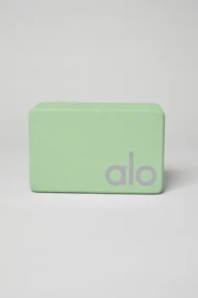 Briques de yoga Uplifting - Melon vert/Argent