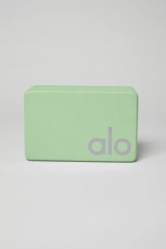 Briques de yoga Uplifting - Melon vert/Argent