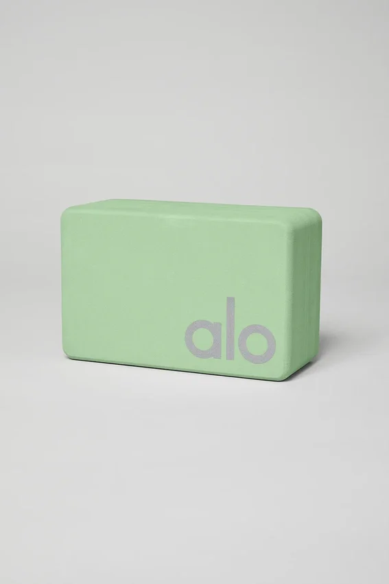 Briques de yoga Uplifting - Melon vert/Argent