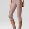 Capri Airlift High-Waist et mailles « Just Right » - Taupe