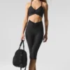 Capri Divine High-Waist Airlift en maille - Noir