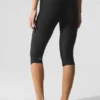 Capri Divine High-Waist Airlift en maille - Noir