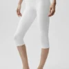 Capri High-Waist Airbrush 16" - Blanc