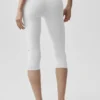 Capri High-Waist Airbrush 16" - Blanc