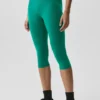 Capri High-Waist Airbrush 16" - Emerald Isle