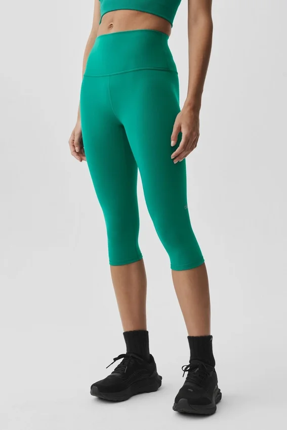 Capri High-Waist Airbrush 16" - Emerald Isle
