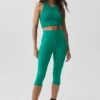 Capri High-Waist Airbrush 16" - Emerald Isle