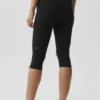 Capri High-Waist Airbrush 16" – Noir