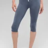 Capri High-Waist Airbrush Race Pace - Bluestone/Blanc