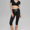 Capri High-Waist Airbrush Race Pace - Noir/Blanc