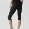 Capri High-Waist Airlift avec coupe épurée - Noir