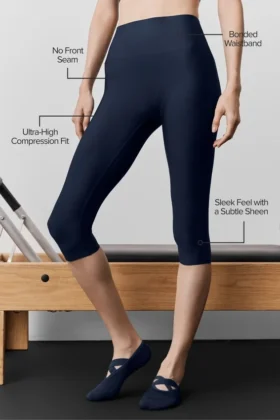 Capri High-Waist Airlift – Bleu marine