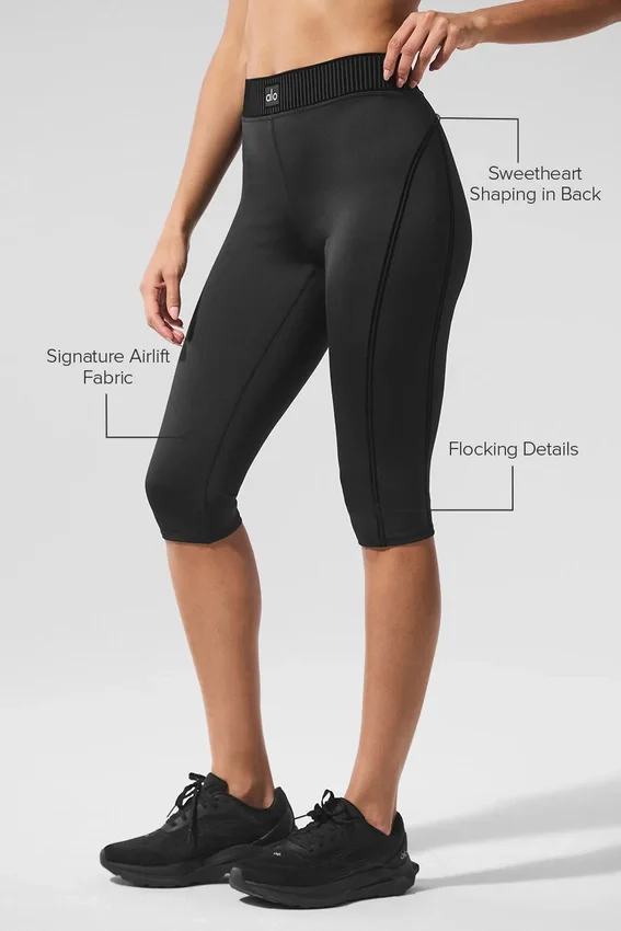 Capri High-Waist Airlift – Noir