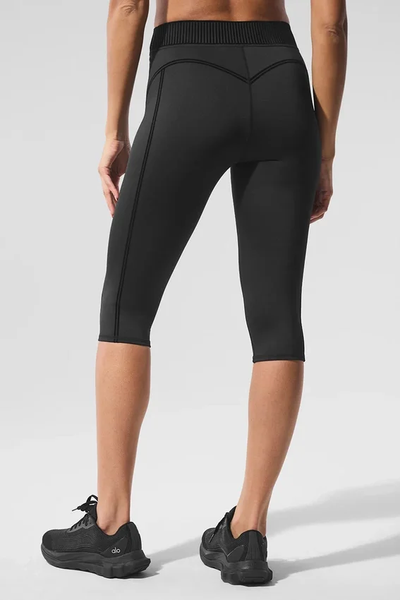Capri High-Waist Airlift – Noir