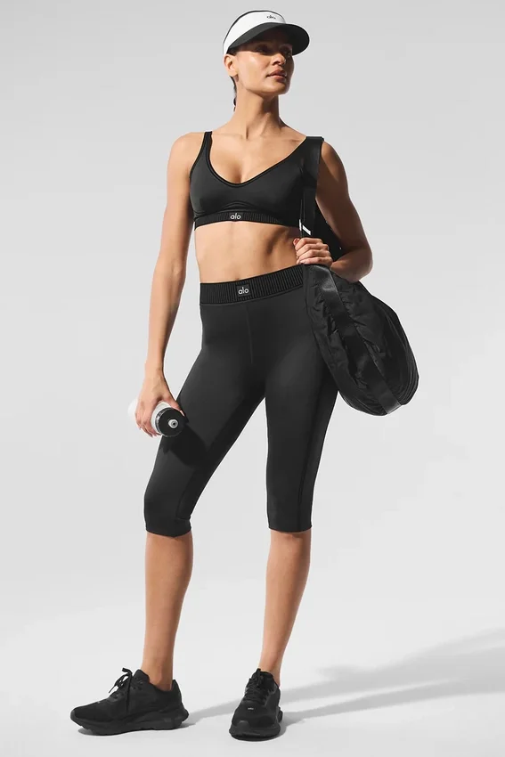 Capri High-Waist Airlift – Noir