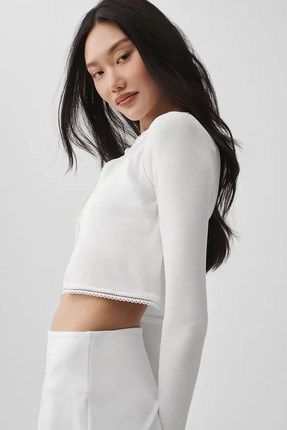 Cardigan Affection - Blanc