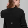 Cardigan court New Class en laine et cachemire - Noir