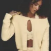 Cardigan court « Snuggle up » - Jaune bougie