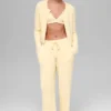 Cardigan court « Snuggle up » - Jaune bougie