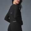 Cardigan court « Snuggle up » – Noir