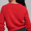 Cardigan court « Snuggle up » - Rouge vif