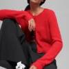 Cardigan court « Snuggle up » - Rouge vif
