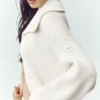 Cardigan long en cachemire Northstar - Ivoire