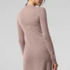 Cardigan long en cachemire transparent - Taupe
