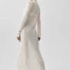 Cardigan long en cachemire voilé - Ivoire