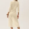 Cardigan long Heatwave en soie et cachemire - Beige sable