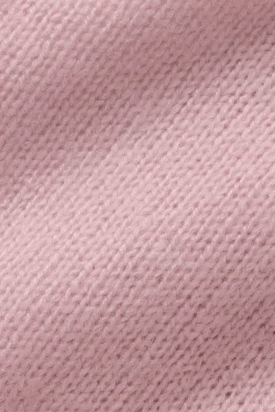 Cardigan « New Class » en laine et cachemire à nouer – Rose vintage