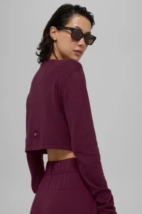 Cardigan Supernatural – Bordeaux