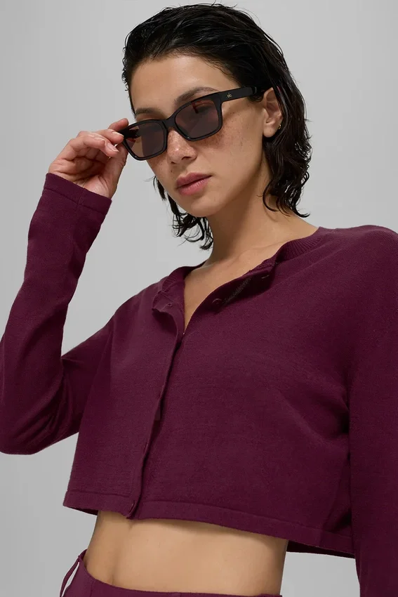 Cardigan Supernatural - Bordeaux