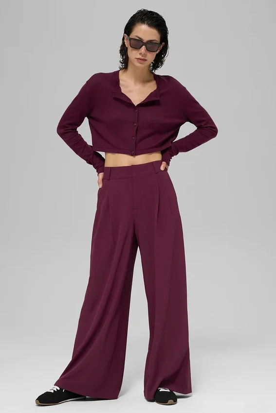 Cardigan Supernatural - Bordeaux