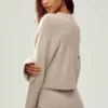 Cashmere Embrace Pull - Gris avoine chiné