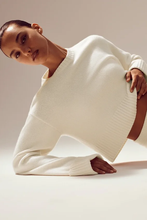 Cashmere Embrace Pull - Ivoire