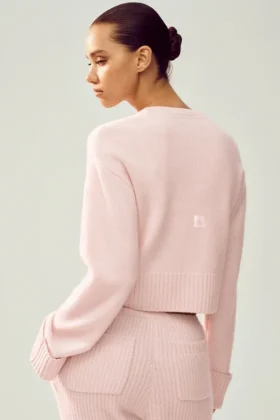 Cashmere Embrace Pull – Rose givré