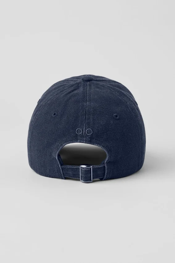 Casquette décontractée délavée - Bleu marine vintage