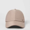 Casquette décontractée en satin - Taupe Satin