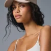 Casquette décontractée en satin - Taupe Satin