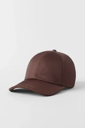 Casquette « Off-Duty » en satin - Brownstone