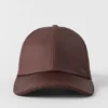 Casquette « Off-Duty » en satin - Brownstone