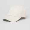 Casquette « Off-Duty » en satin - Crème