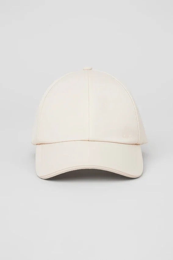 Casquette « Off-Duty » en satin - Crème