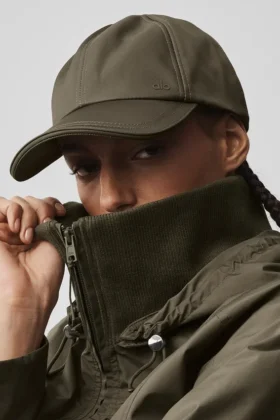 Casquette « Off-Duty » en satin – Olive Tree